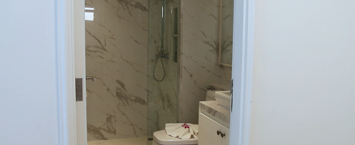 Unit bathroom and shower